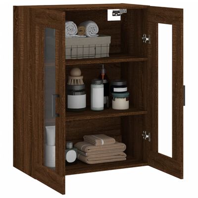 vidaXL Ντουλάπι Τοίχου Καφέ Δρυς 69,5 x 34 x 90 εκ.