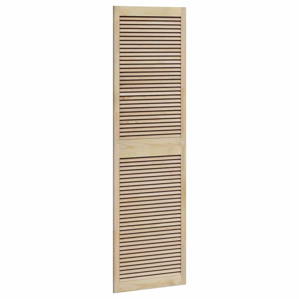 vidaXL Πόρτες Ντουλάπας με πόρτα 4 pcs Καφέ 201 x 59.5 x 2.1 εκ