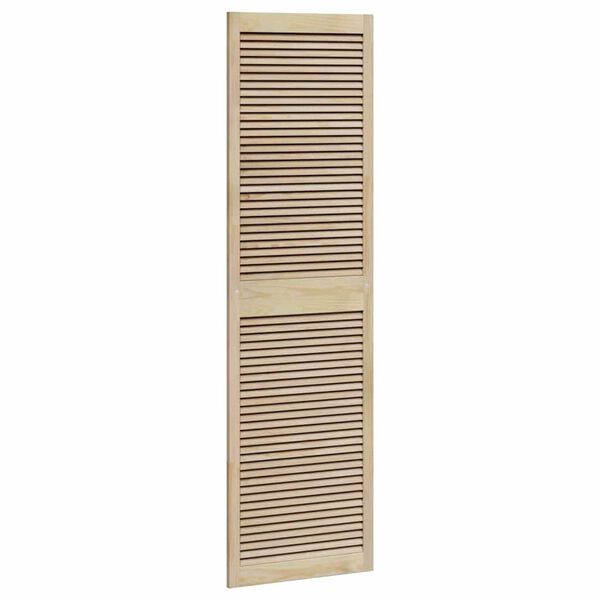 vidaXL Πόρτες Ντουλάπας με πόρτα 4 pcs Καφέ 201 x 59.5 x 2.1 εκ