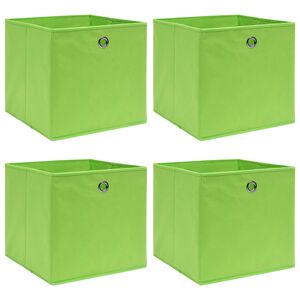 vidaXL &Kappa;&omicron;&upsilon;&tau;&iota;ά &Alpha;&pi;&omicron;&theta;ή&kappa;&epsilon;&upsilon;&sigma;&eta;&sigmaf; 4 &tau;&epsilon;&mu;. &Pi;&rho;ά&sigma;&iota;&nu;&alpha; 32 x 32 x 32 &epsilon;&kappa;. &Upsilon;&phi;&alpha;&sigma;&mu;ά&tau;&iota;&nu;&alpha;