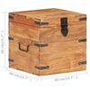 vidaXL Μπαούλο 40 x 40 x 40 εκ. από Μασίφ Ξύλο Ακακίας