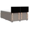 vidaXL &Kappa;&rho;&epsilon;&beta;ά&tau;&iota; Boxspring &mu;&epsilon; &Sigma;&tau;&rho;ώ&mu;&alpha; Taupe 160x200 &epsilon;&kappa;. &Upsilon;&phi;&alpha;&sigma;&mu;ά&tau;&iota;&nu;&omicron;