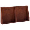 vidaXL &Tau;&omicron;ί&chi;&omicron;&sigmaf; &Sigma;&tau;ή&rho;&iota;&xi;&eta;&sigmaf; 2 &tau;&mu;&chi;. 40 x 12 x 30 &epsilon;&kappa;. &Sigma;&kappa; rusty