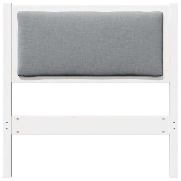 vidaXL Κεφαλάρι Άλλο Λευκό 80 cm Μασίφ ξύλο πεύκου