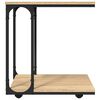 vidaXL Βοηθητικό Τραπέζι με Ρόδες Sonoma Δρυς 50x35x55,5εκ. Επεξ. Ξύλο