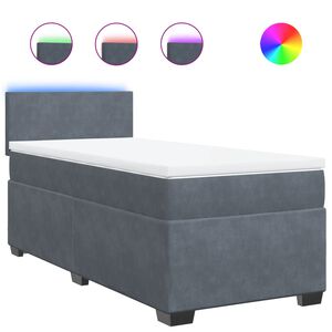vidaXL &Kappa;&rho;&epsilon;&beta;ά&tau;&iota; Boxspring &mu;&epsilon; &Sigma;&tau;&rho;ώ&mu;&alpha; &Sigma;&kappa;&omicron;ύ&rho;&omicron; &Gamma;&kappa;&rho;&iota; 80x200 &epsilon;&kappa;. &Beta;&epsilon;&lambda;&omicron;ύ&delta;&iota;&nu;&omicron;