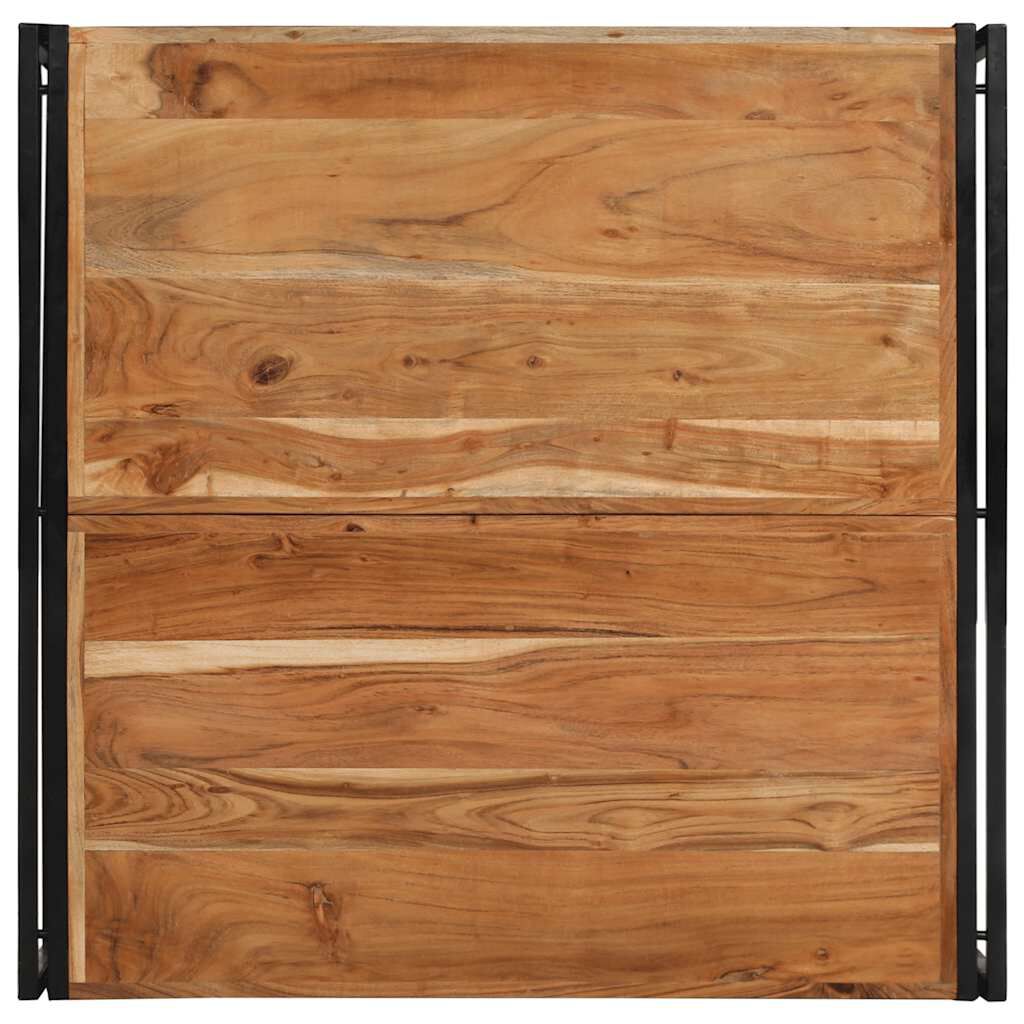 vidaXL Τραπεζάκι σαλονιού 100x100x35 cm μασίφ ξύλο ακακίας