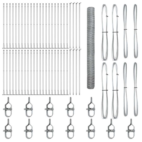 vidaXL &Sigma;&tau;ύ&lambda;&omicron;&sigmaf; &Pi;&epsilon;&rho;&iota;&phi;&rho;ά&xi;&epsilon;&omega;&nu; &Alpha;&sigma;&eta;&mu;ί 100 x 1,4 &mu; (36 &chi;&lambda;&sigma;&tau;. &delta;ί&chi;&tau;&upsilon;) &Alpha;&tau;&sigma;ά&lambda;&iota;