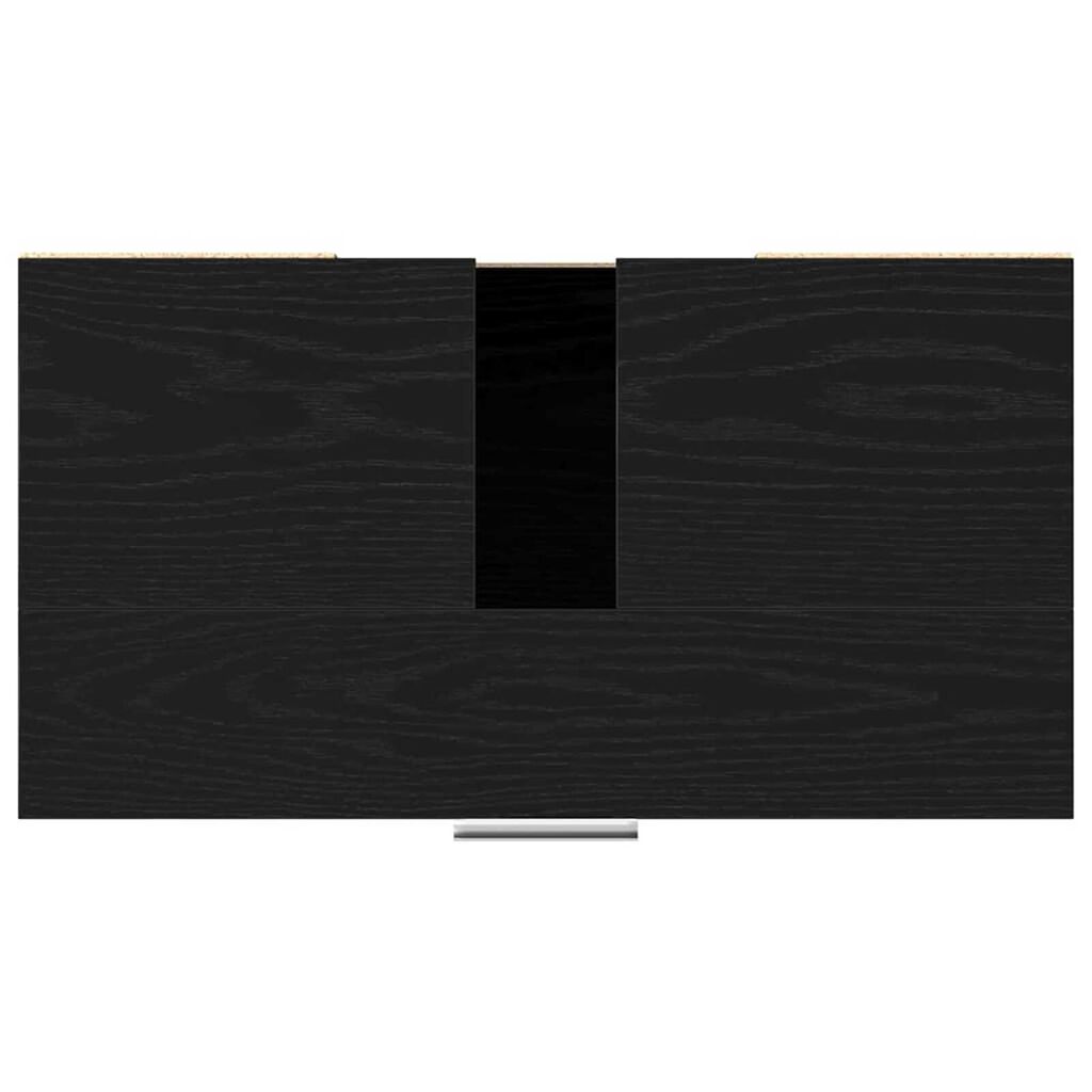 vidaXL Ντουλάπι Μπάνιου Μαύρη Οξυά 60 x 32 x 54 εκ Επεξεργασμένο ξύλο
