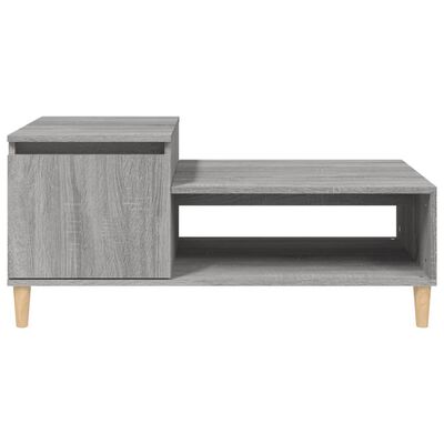 vidaXL Τραπεζάκι Σαλονιού Γκρι Sonoma 100x50x45 εκ. Επεξεργασμένο Ξύλο
