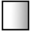 vidaXL Καθρέφτης Μπάνιου με LED Μαύρος 40 x 8,5 x 37 εκ. Ακρυλικός