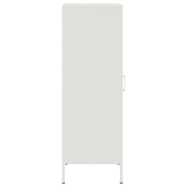 vidaXL Ντουλάπι Λευκό 36x39x113 εκ. από Ατσάλι