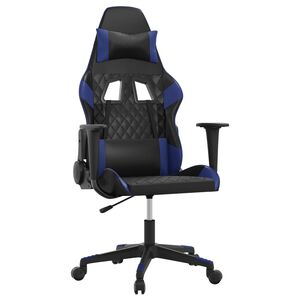 vidaXL &Kappa;&alpha;&rho;έ&kappa;&lambda;&alpha; Gaming &Mu;&alpha;&sigma;ά&zeta; &Mu;&alpha;ύ&rho;&omicron;/&Mu;&pi;&lambda;&epsilon; &alpha;&pi;ό &Sigma;&upsilon;&nu;&theta;&epsilon;&tau;&iota;&kappa;ό &Delta;έ&rho;&mu;&alpha;