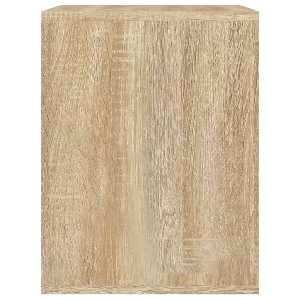 vidaXL Κομοδίνα Επιτοίχιο Sonoma Δρυς 50x36x47 εκ.