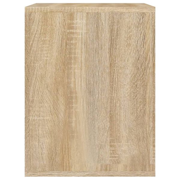 vidaXL Κομοδίνα Επιτοίχιο Sonoma Δρυς 50x36x47 εκ.