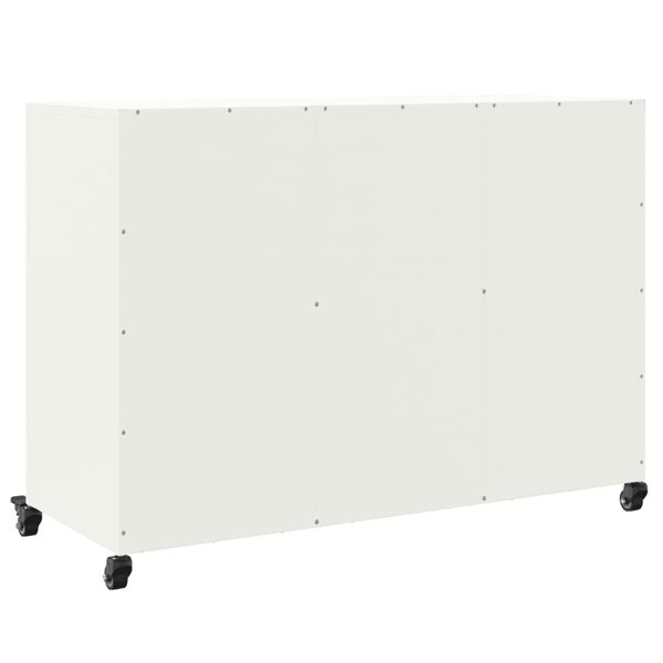 vidaXL Ντουλάπι Ροζ 100,5x39x72 εκ. από Χάλυβα
