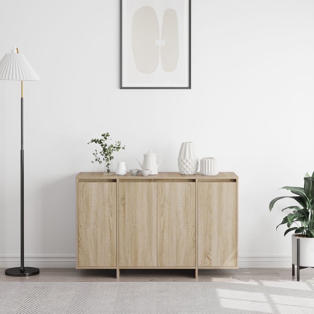 vidaXL Πλευρικό Γραφείο Sonoma Oak Sonoma Oak Επεξεργασμένο ξύλο