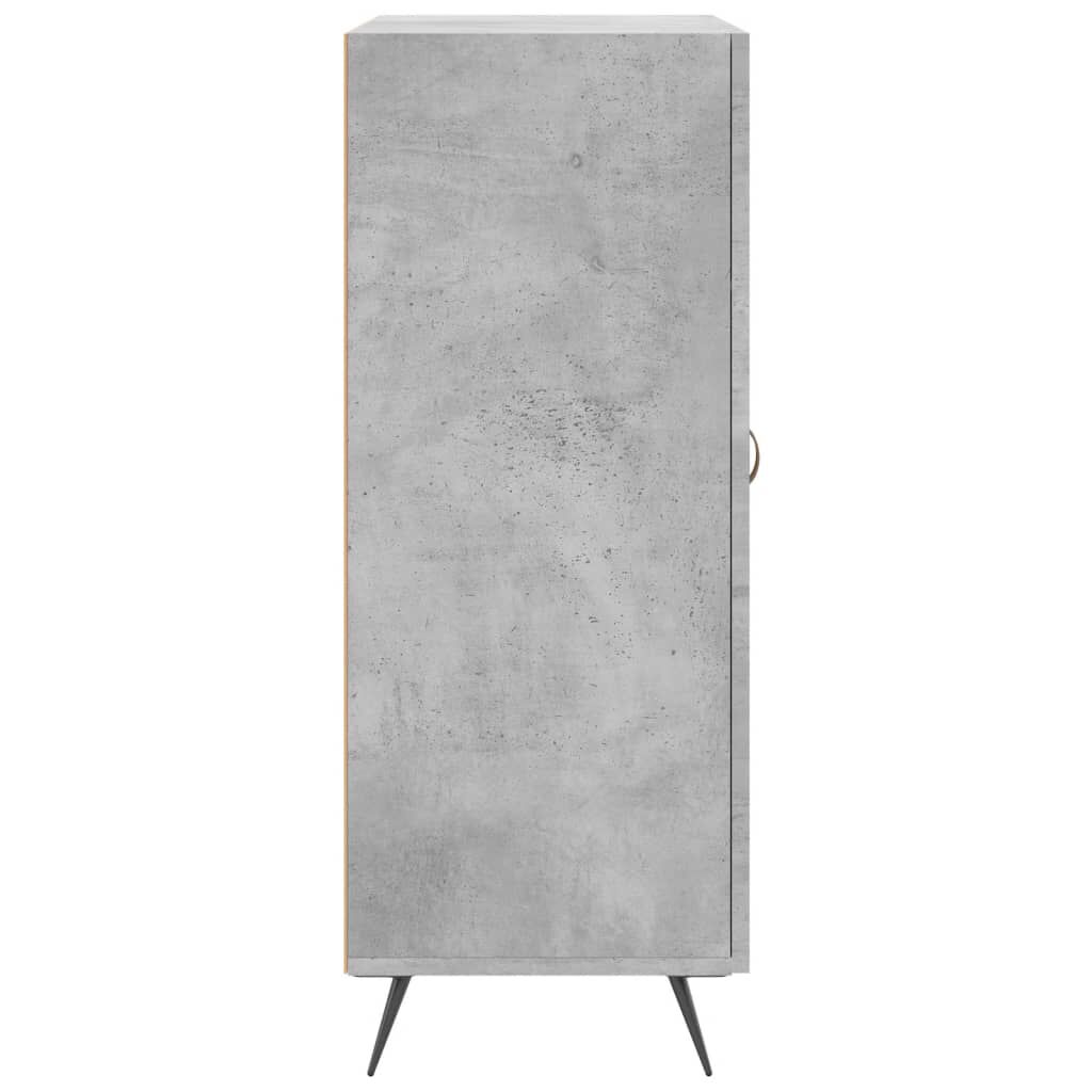 vidaXL Ντουλάπι Γκρι Σκυροδέματος 69,5x34x90 εκ. Επεξεργασμένο Ξύλο