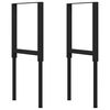 vidaXL Πάγκος Εργασίας Ανοιχτό Καφέ 80x60x(71,5-98) cm Μασίφ Ξύλο Δρυς