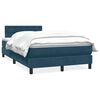 vidaXL Box Spring &kappa;&rho;&epsilon;&beta;ά&tau;&iota; &mu;&epsilon; &sigma;&tau;&rho;ώ&mu;&alpha; &sigma;&kappa;&omicron;ύ&rho;&omicron; &mu;&pi;&lambda;&epsilon; 100x220 cm &Beta;&epsilon;&lambda;&omicron;ύ&delta;&iota;&nu;&omicron;