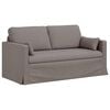 vidaXL &Kappa;&alpha;&nu;&alpha;&pi;έ&sigmaf; 2-&theta;έ&sigma;&iota;&omicron; Taupe 158 x 78 x 80 cm ύ&phi;&alpha;&sigma;&mu;&alpha;