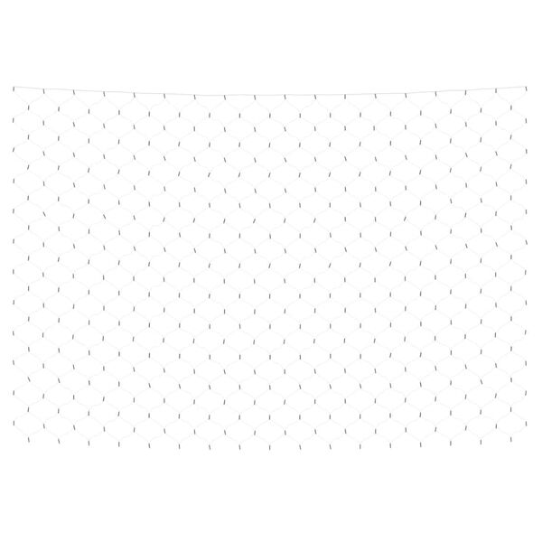 vidaXL Χριστουγ. Φωτάκια Δίχτυ Θερμό Λευκό Εσ./Εξ. Χώρου 3x3μ. 306 LED