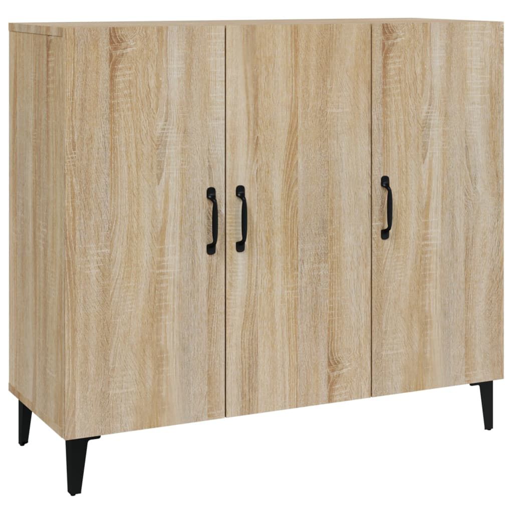 vidaXL Ντουλάπι Sonoma δρυς 90x34x80 εκ. Επεξεργασμένο Ξύλο