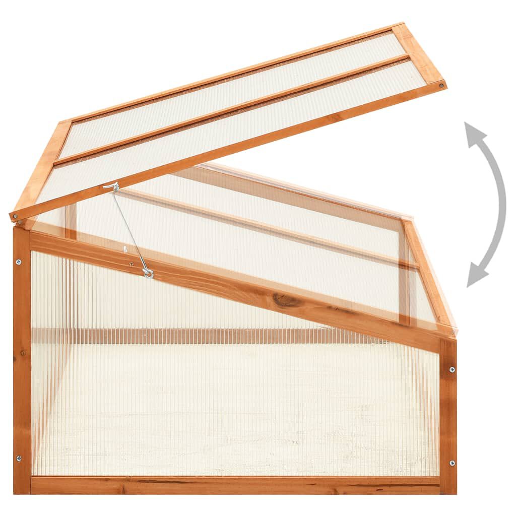 vidaXL Θερμοκήπιο 100 x 65 x 40 εκ. από Ξύλο Ελάτης