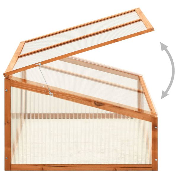 vidaXL Θερμοκήπιο 100 x 65 x 40 εκ. από Ξύλο Ελάτης