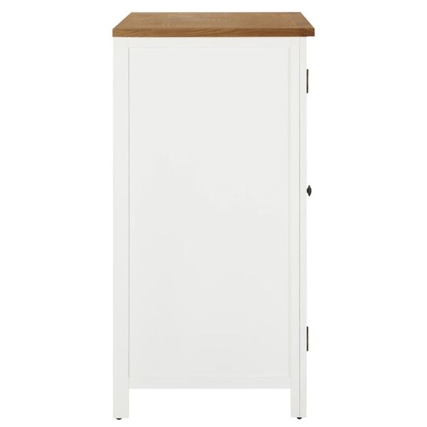 vidaXL Ντουλάπι με Συρτάρια 76 x 52 x 105 εκ. από Μασίφ Ξύλο Δρυός