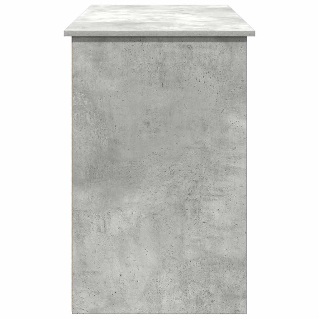 vidaXL Γραφείο Γκρι Σκυροδέματος 102 x 50 x 75 εκ. Επεξεργασμένο Ξύλο