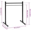 vidaXL Σταθμοί Βύθισης 2 pcs Μαύρο 109 x 90 x 105 εκ