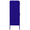 vidaXL Ντουλάπι Αποθήκευσης Ναυτικό Μπλε 80 x 35 x 101,5 εκ. Ατσάλινο
