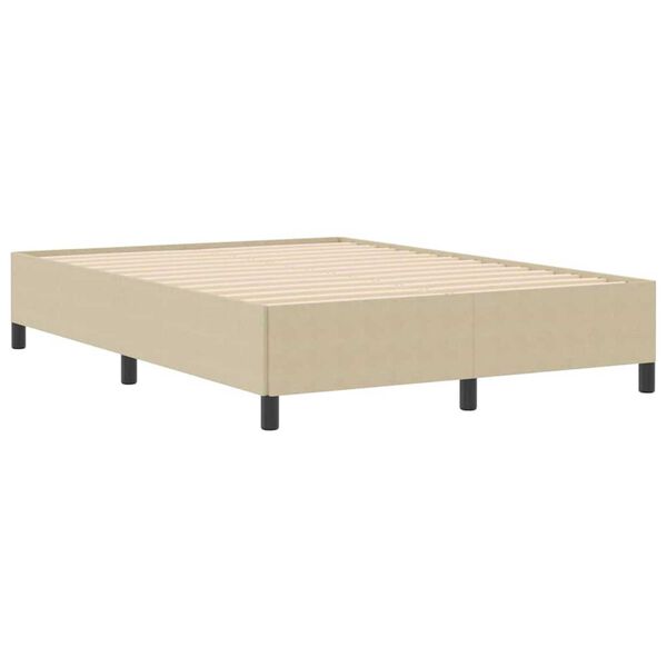 vidaXL Σκελετός Κρεβατιού Γκρι Πράσινο 140 x 190 cm Βελούδο