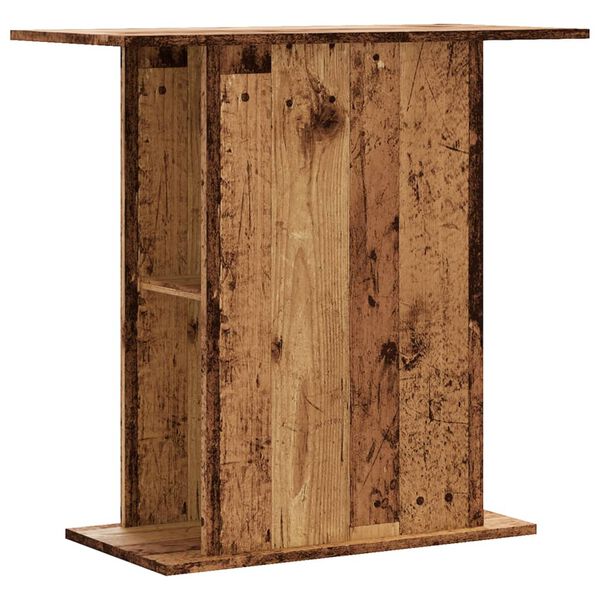 vidaXL Βάση Ενυδρείου Όψη Παλαιού Ξύλου 36x75x72,5 εκ. Επεξ. Ξύλο