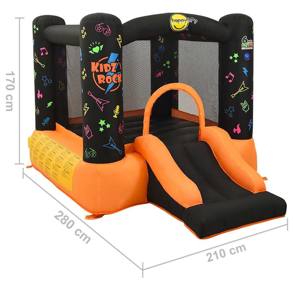 Happy Hop Φουσκωτό Τραμπολίνο με Τσουλήθρα 210 x 280 x 170 εκ. από PVC
