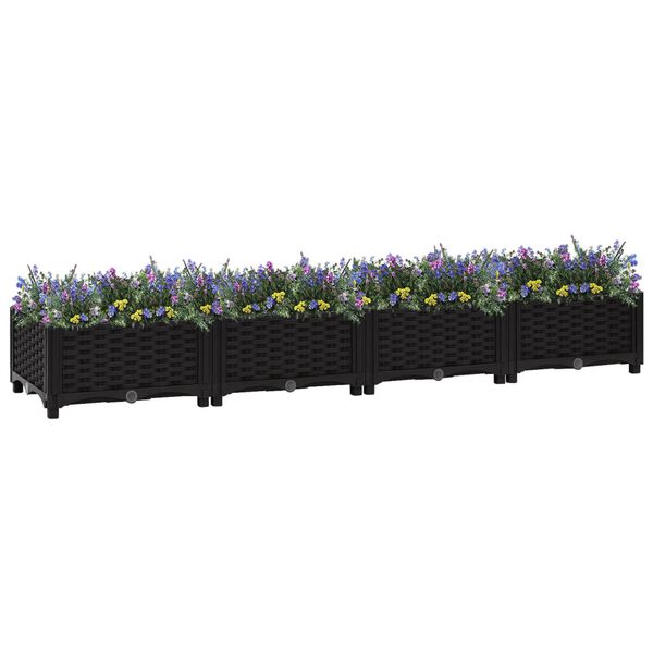 vidaXL Ζαρντινιέρα 160 x 40 x 23 εκ. από Πολυπροπυλένιο