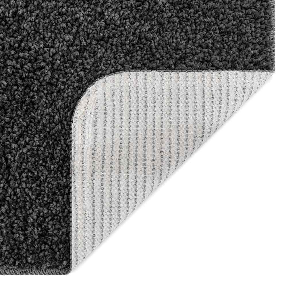 vidaXL Πατάκι μπάνιου 2 pcs Σκούρο γκρι 50 x 50 cm Πολυπροπυλένιο