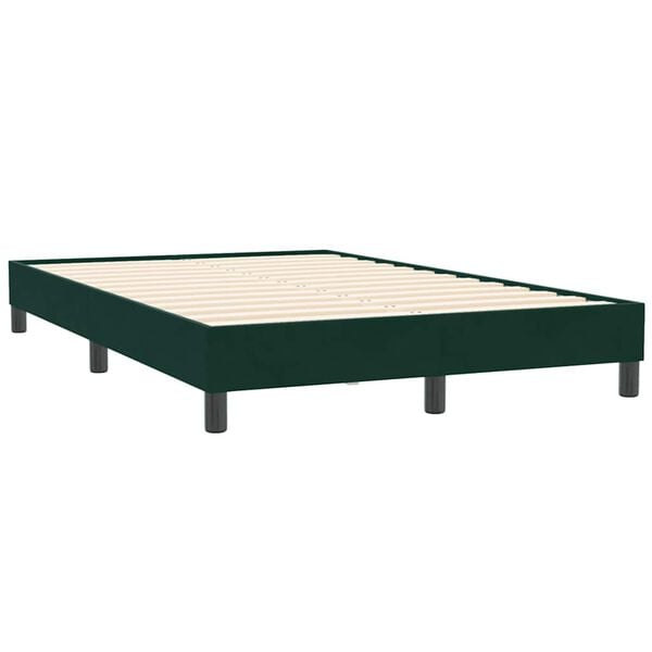 vidaXL Box Spring &Kappa;&rho;&epsilon;&beta;ά&tau;&iota; &chi;&omega;&rho;ί&sigmaf; &sigma;&tau;&rho;ώ&mu;&alpha; &Sigma;&kappa;&omicron;ύ&rho;&omicron; &pi;&rho;ά&sigma;&iota;&nu;&omicron; &Beta;&epsilon;&lambda;&omicron;ύ&delta;&iota;&nu;&omicron;