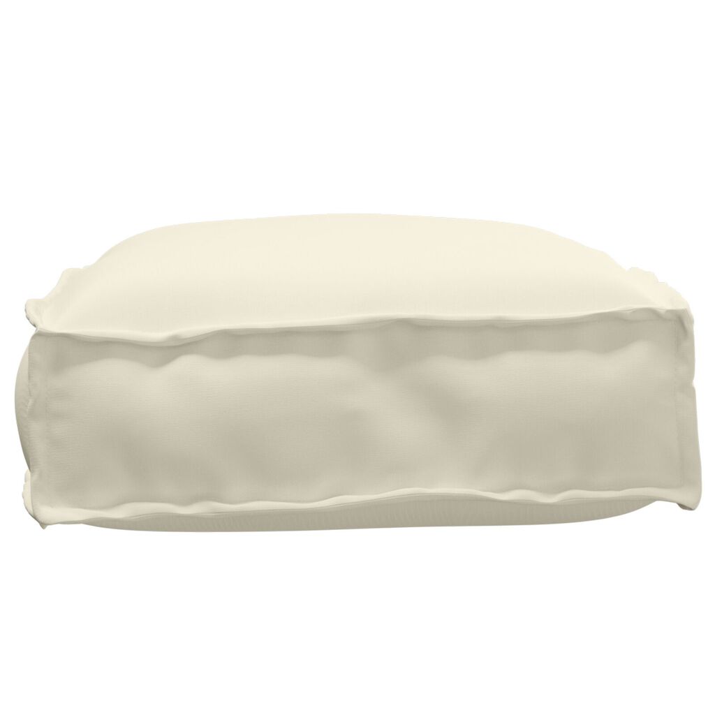 vidaXL Μαξιλάρι Παλετών για Καθίσμα Κρεμ 60x40x8 εκ. Πολυεστερικό