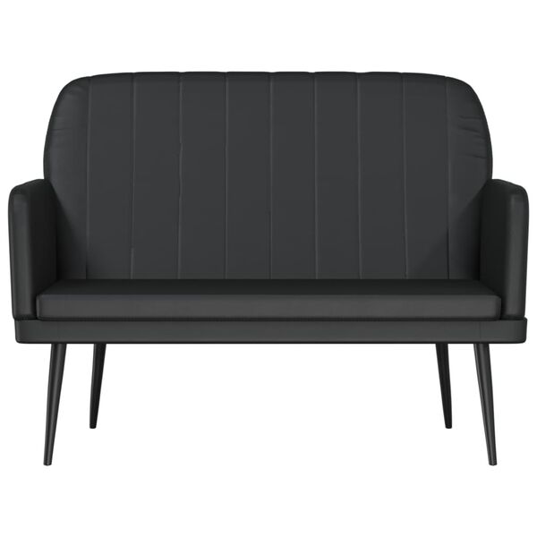 vidaXL Πάγκος Μαύρος 107 x 80 x 81 εκ. από Συνθετικό Δέρμα