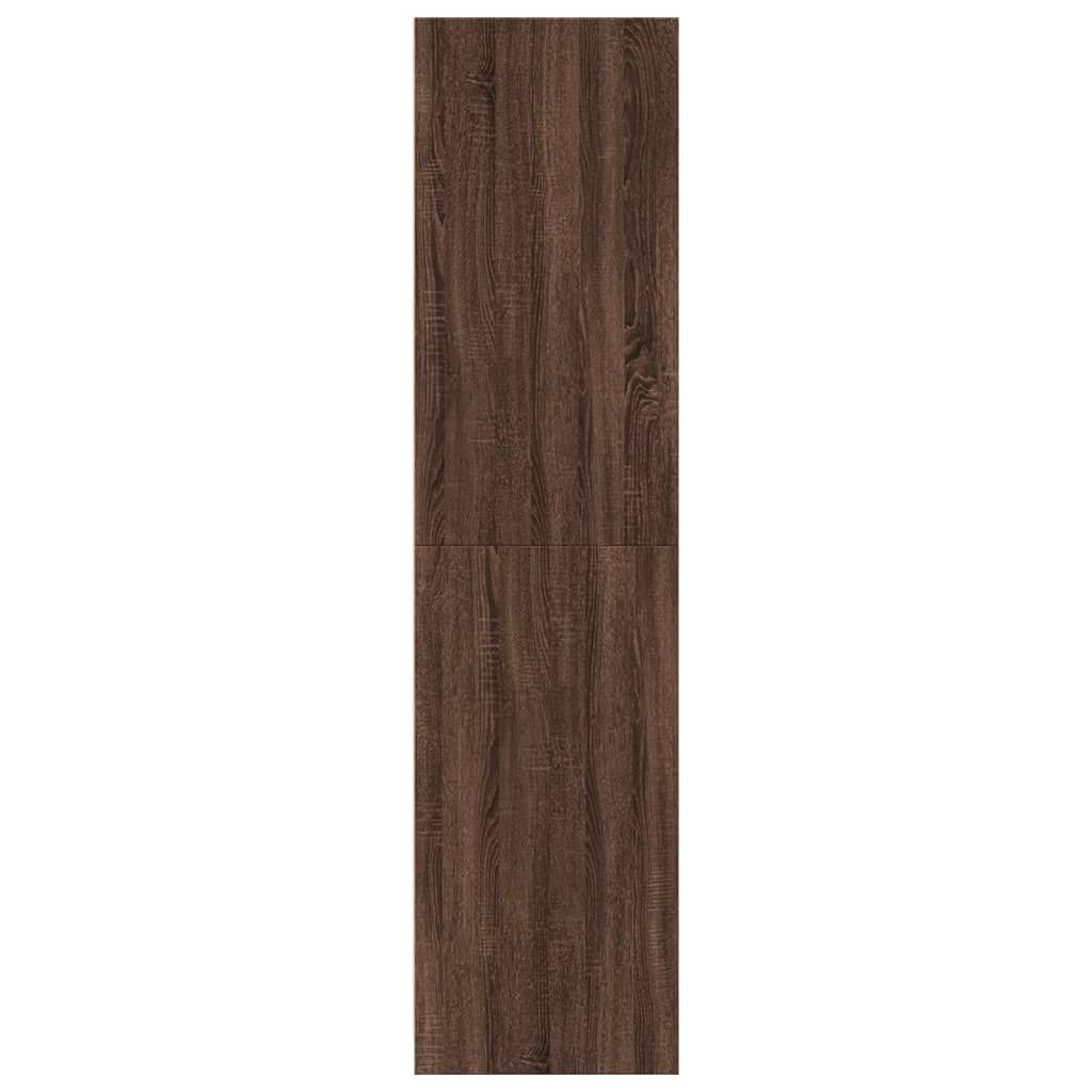 vidaXL Ντουλάπα Καφέ Δρυς 30x50x200 εκ. από Επεξεργασμένο Ξύλο