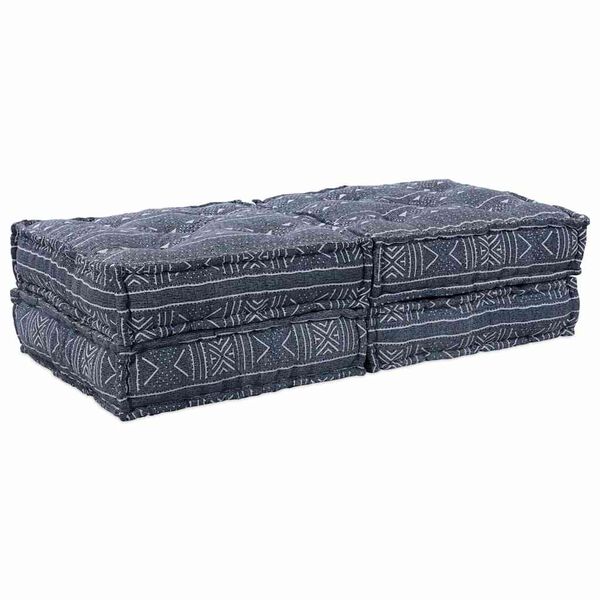 vidaXL Μαξιλάρι 2 pcs Μπλε 70 x 70 x 36 εκ Πολυεστέρας
