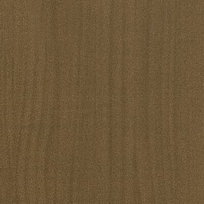 vidaXL Πλαίσιο Κρεβατιού Μελί 120x190εκ Μασίφ Ξύλο Πεύκου Small Double