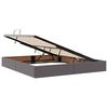 vidaXL Κρεβάτι Αποθήκης με στρώμα Γκρι 180 x 200 cm Τεχνητό Δέρμα