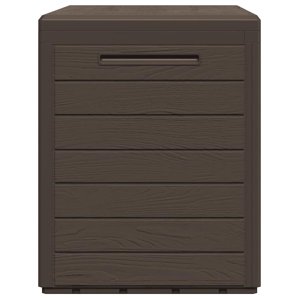 vidaXL Μπαούλο Αποθήκευσης Κήπου Καφέ 78 x 44 x 55 εκ.