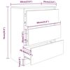 vidaXL Συρταριέρα Λευκή 60x35x76 εκ. από Επεξεργασμένο Ξύλο