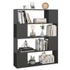 vidaXL Βιβλιοθήκη/Διαχωριστικό Χώρου Γκρι 100 x 24 x 124 εκ.
