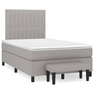 vidaXL &Kappa;&rho;&epsilon;&beta;ά&tau;&iota; Boxspring &mu;&epsilon; &Sigma;&tau;&rho;ώ&mu;&alpha; &Alpha;&nu;&omicron;&iota;&chi;&tau;ό &Gamma;&kappa;&rho;&iota; 120x200 &epsilon;&kappa;. &Upsilon;&phi;&alpha;&sigma;&mu;ά&tau;&iota;&nu;&omicron;
