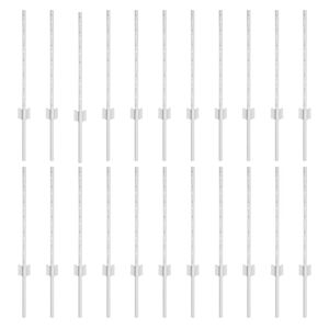 vidaXL Πό posts φράχτη 22 pcs Ασημί 100 cm Ατσάλι